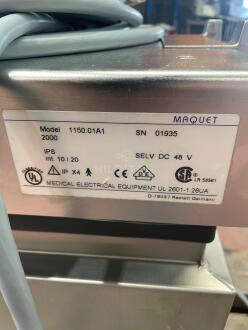 Maquet Alphamaquet 1150.01A1 Fixed Operating Table Base - 7
