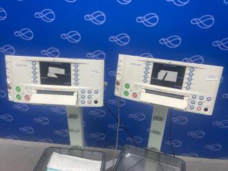 2 x Huntleigh Sonicaid FM800 Encore Foetal Monitor on Trolleys - 2