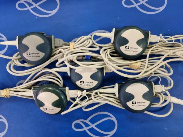 4 x Covidien BIS LoC 2 Channel Module & 1 x Covidien BIS LoC 4 Channel Module
