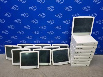 11 x GE D19KT Display & 8 x GE Carescape C1-CPU B850 Monitor