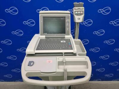 GE MAC 5500 ECG Recorder on Trolley