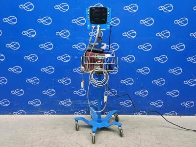 GE Carescape V100 Dinamap Vital Signs Monitor on Rollstand