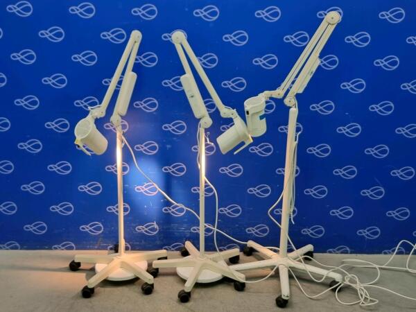 3 x Examination Lamp on Rollstand