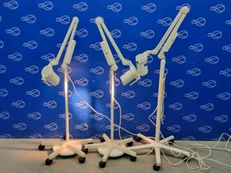 3 x Examination Lamp on Rollstand