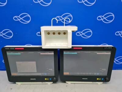 2 x Philips IntelliVue MX700 Patient Monitor