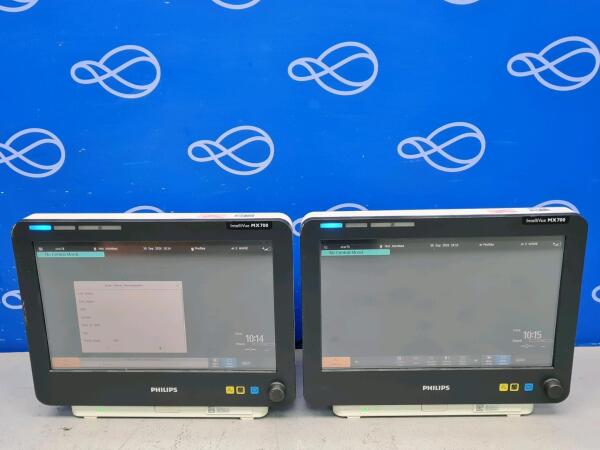 2 x Philips IntelliVue MX700 Patient Monitor