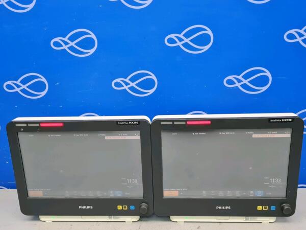 2 x Philips IntelliVue MX700 Patient Monitor