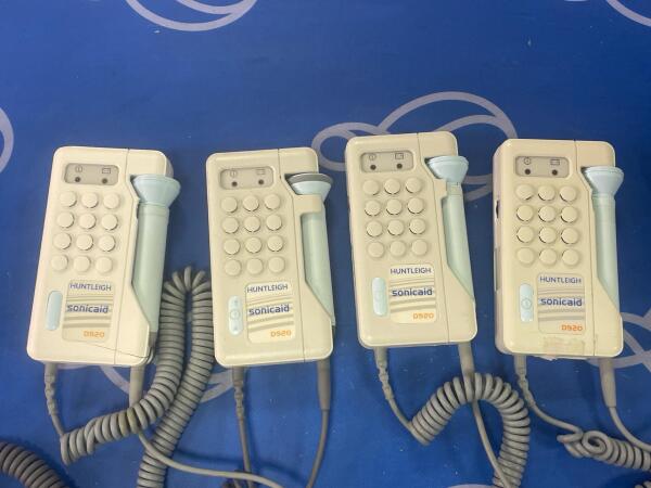 4 x Huntleigh Sonicaid D920 Dopplex