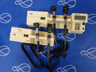 2 x Welch Allyn ENT Diagnostic Set (One has SureTemp Unit but no Probe)