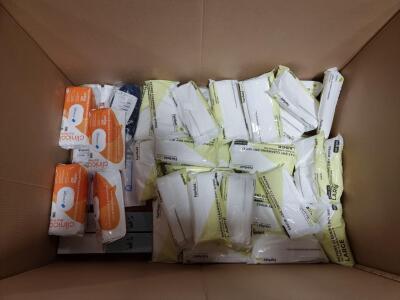 Quantity of Assorted Mixed Consumable/Orthopedic/Medical Items