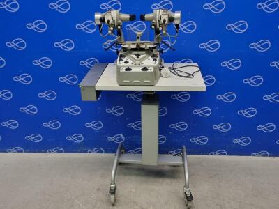 Clement Clarke Synoptophore on Table with Slides