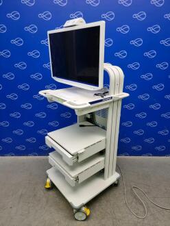 Olympus OEV321UH 4K UHD LCD Monitor on WM-NP3 Stack Trolley - 3