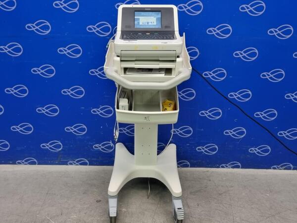 Philips Pagewriter TC30 ECG Recorder on Trolley