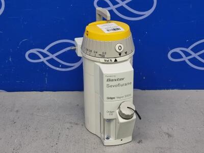 Draeger Vapor 2000 Baxter Sevoflurane Vaporiser