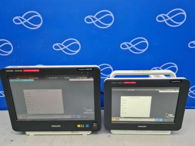 1 x Philips IntelliVue MX700 and 1 x Philips IntelliVue MX500 Patient Monitor