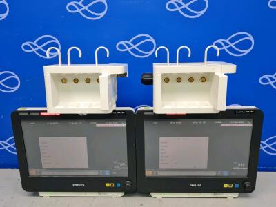 2 x Philips IntelliVue MX700 Patient Monitor