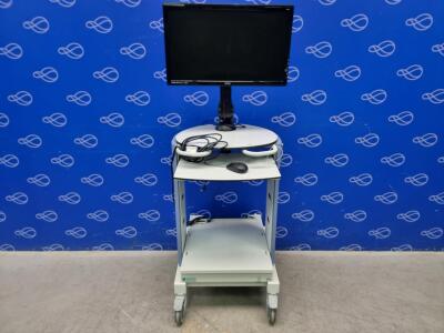 Benq Display Monitor on MMS Solar Trolley