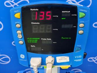 4 x GE Carescape Dinamap V100 Vital Signs Monitor on Rollstand - 2