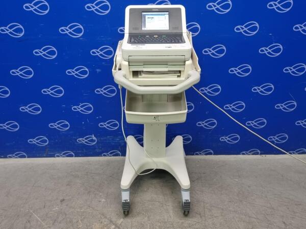 Philips Pagewriter TC30 ECG Recorder on Trolley