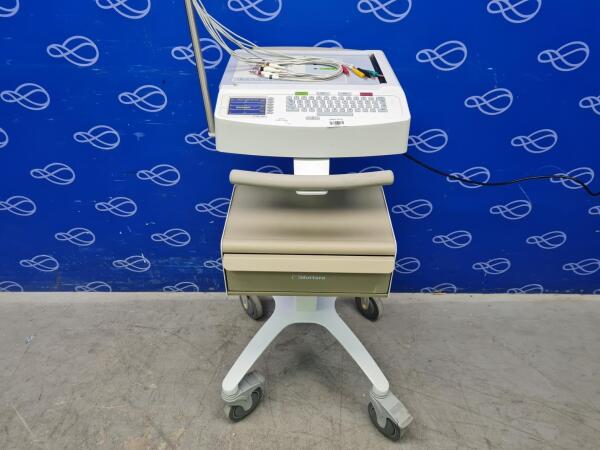 Mortara ELI 250c ECG Recorder on Trolley