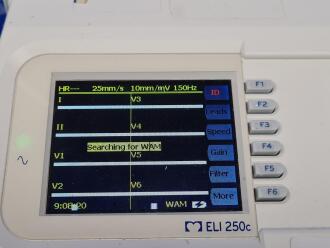 Mortara ELI 250c ECG Recorder on Trolley - 3