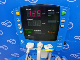 3 x GE Carescape Dinamap V100 Vital Signs Monitor on Rollstand - 2