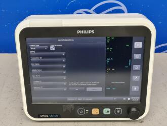 2 x Philips Efficia CM100 Patient Monitor - 2