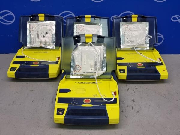 4 x Cardiac Science PowerHeart AED GS Defibrillator
