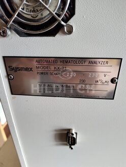 Sysmex KX-21 Hematology Analyzer - 4