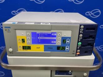 Erbe Vio 300 S Diathermy and Erbe IES 2 Smoke Evacuator on Trolley - 2