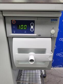 Erbe Vio 300 S Diathermy and Erbe IES 2 Smoke Evacuator on Trolley - 3