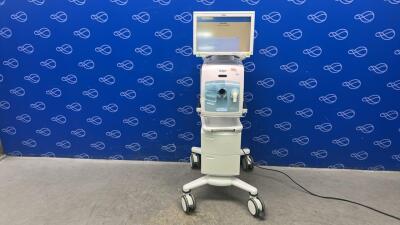 Draeger Evita Infinity V500 Ventilator with Infinity C500 Monitor on Trolley