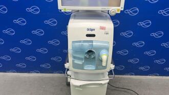 Draeger Evita Infinity V500 Ventilator with Infinity C500 Monitor on Trolley - 5