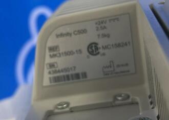 Draeger Evita Infinity V500 Ventilator with Infinity C500 Monitor on Trolley - 7