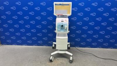 Draeger Evita Infinity V500 Ventilator with Infinity C500 Monitor on Trolley
