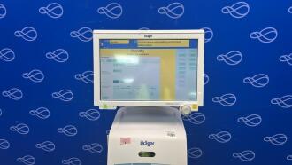 Draeger Evita Infinity V500 Ventilator with Infinity C500 Monitor on Trolley - 4