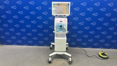 Draeger Evita Infinity V500 Ventilator with Infinity C500 Monitor on Trolley