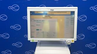 Draeger Evita Infinity V500 Ventilator with Infinity C500 Monitor on Trolley - 4