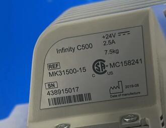 Draeger Evita Infinity V500 Ventilator with Infinity C500 Monitor on Trolley - 7
