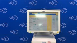 Draeger Evita Infinity V500 Ventilator with Infinity C500 Monitor on Trolley - 4