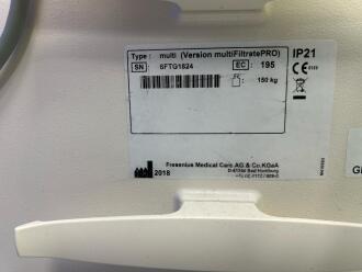 Fresenius Medical Care Multi FiltratePro Dialysis Machine - 6