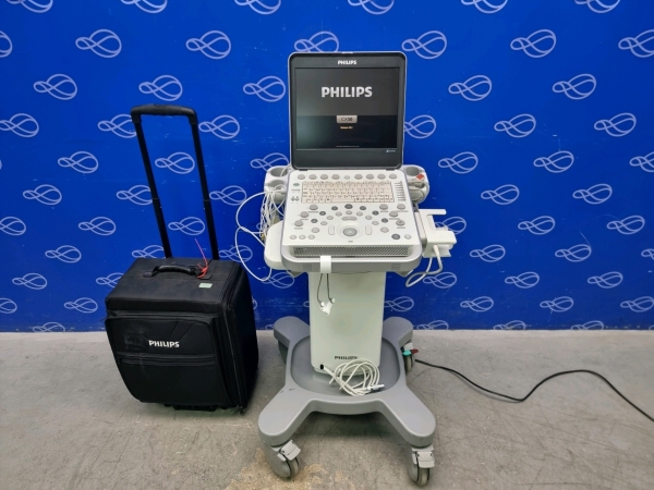Philips CX50 Portable Ultrasound on Philips CX Trolley