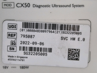 Philips CX50 Portable Ultrasound on Philips CX Trolley - 6
