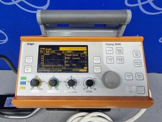 Draeger Oxylog 3000 Ventilator on Wall Mount - 2