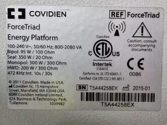 Covidien ForceTriad Diathermy - 2