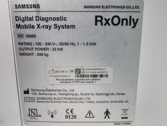 Samsung GM85 Digital Diagnostic Mobile X-Ray - 13