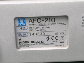 Nidek AFC-210 Non-Mydriatic Auto Fundus Camera - 3
