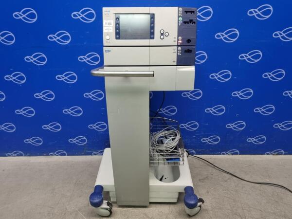 Erbe VIO200 D Diathermy and Erbe APC 2 Smoke Evacuator on Trolley