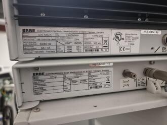 Erbe VIO200 D Diathermy and Erbe APC 2 Smoke Evacuator on Trolley - 4
