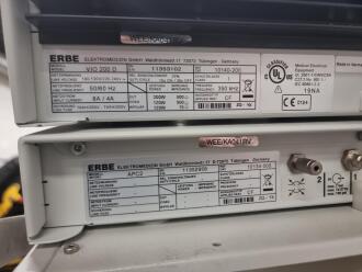 Erbe VIO200 D Diathermy and Erbe APC 2 Smoke Evacuator on Trolley - 4